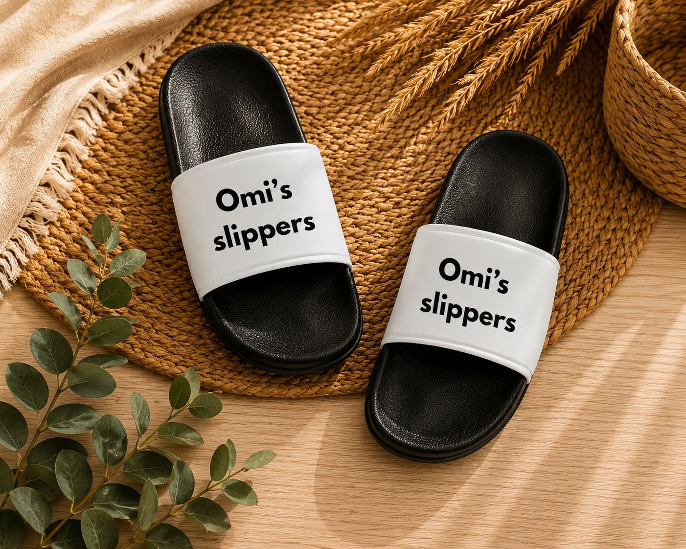 Omi's Slippers – Gepersonaliseerde Slippers voor Omi | Kadelidootjes
