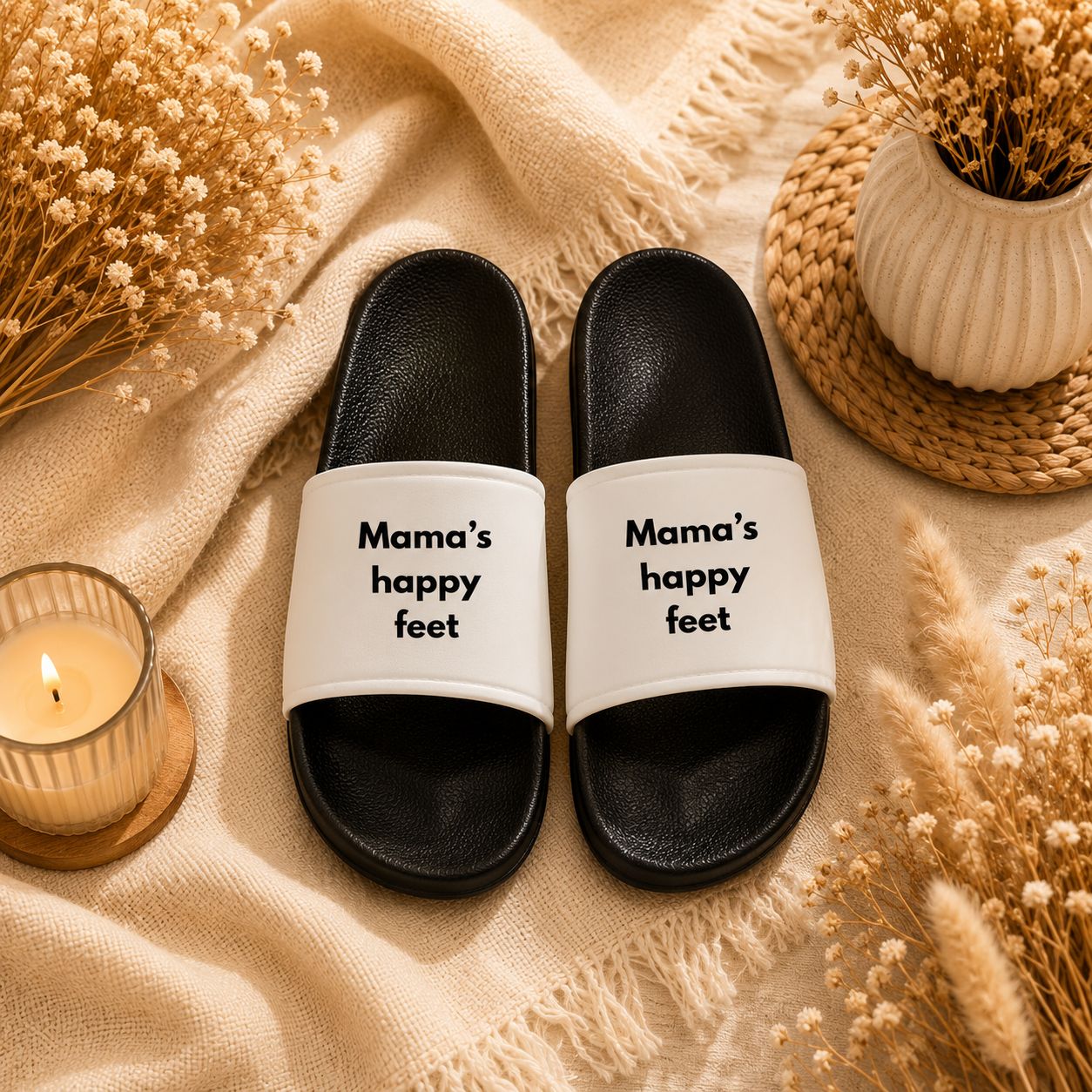 Mama's Happy Feet Slippers – Origineel Cadeau voor Mama | Kadelidootjes