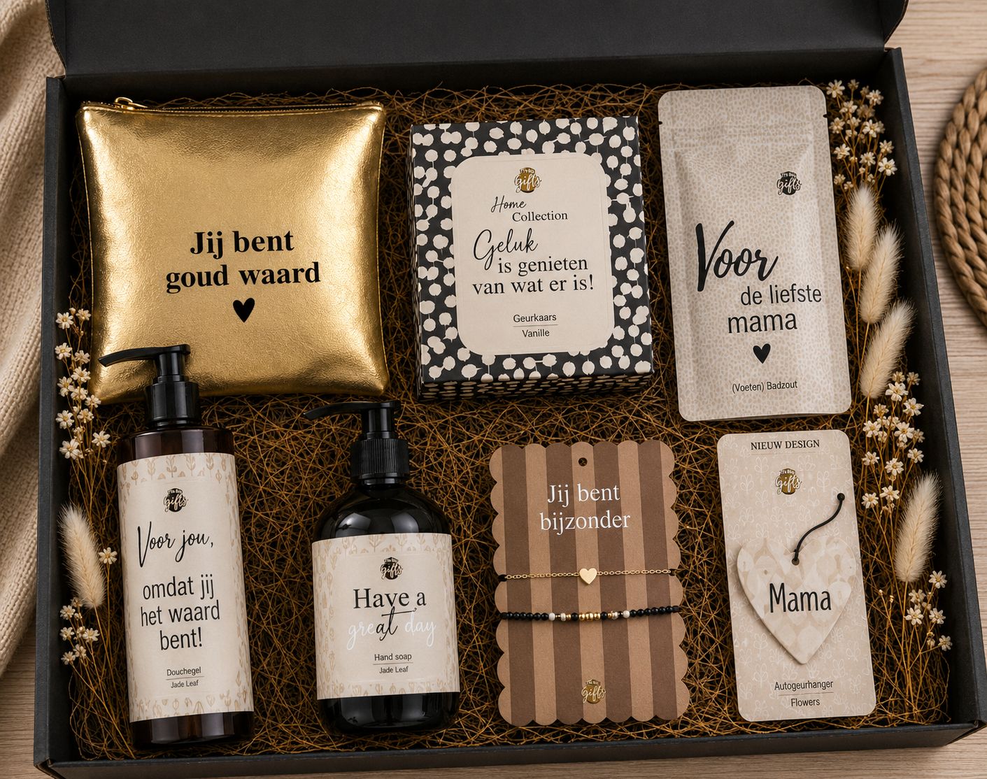 Luxe Wellness Cadeaubox voor Mama – Verwenpakket | Kadelidootjes