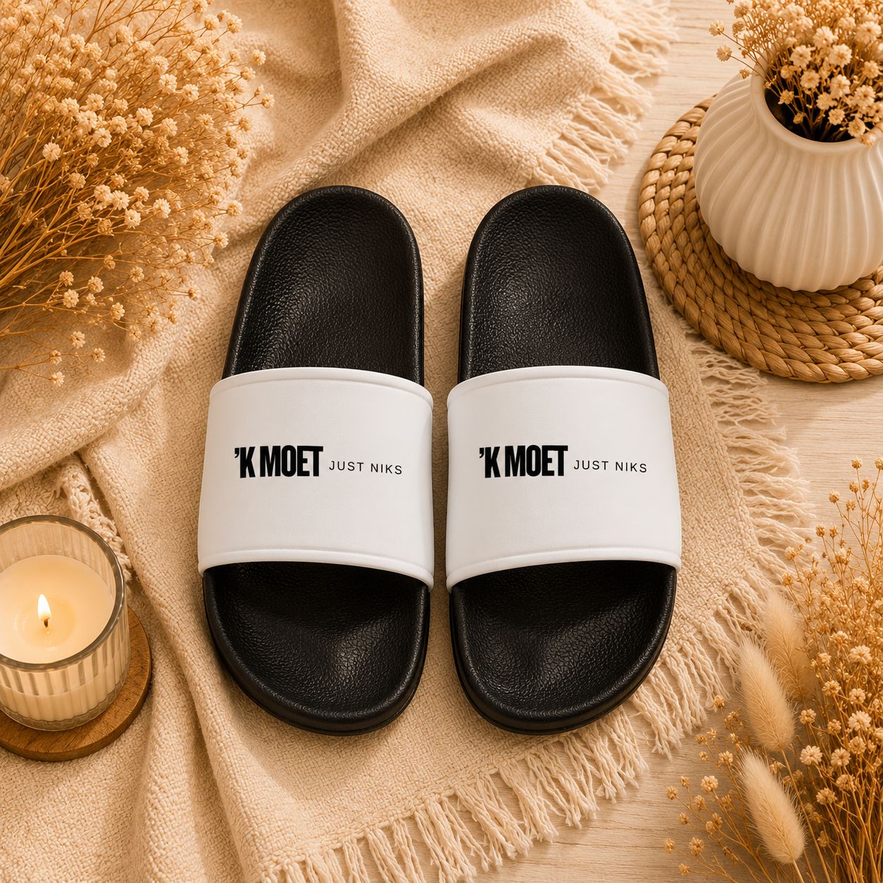 ’K Moet Just Niks Slippers – Grappige Vlaamse Slippers | Kadelidootjes