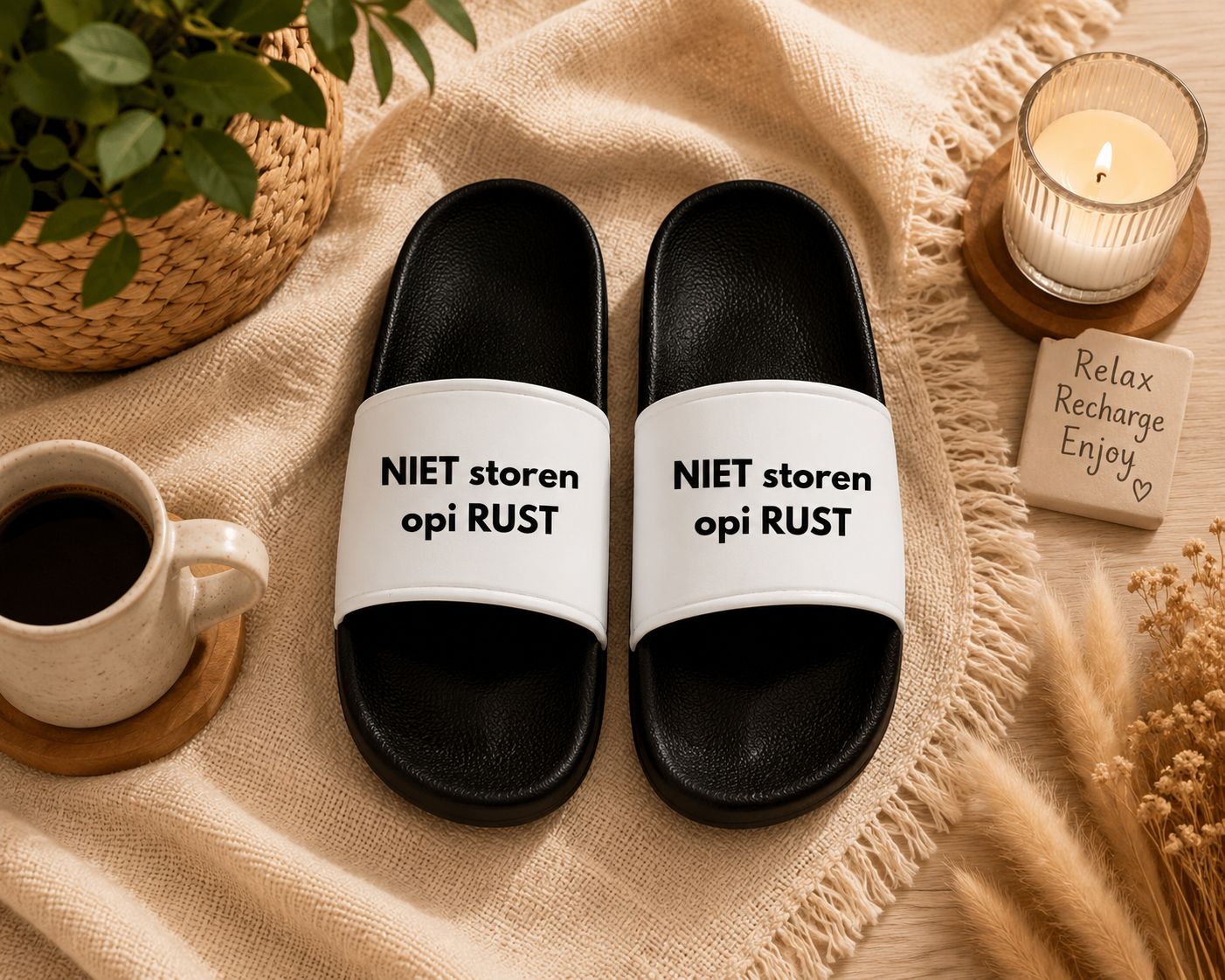 Niet Storen Opi Rust Slippers – Grappige Slippers voor Opi | Kadelidootjes
