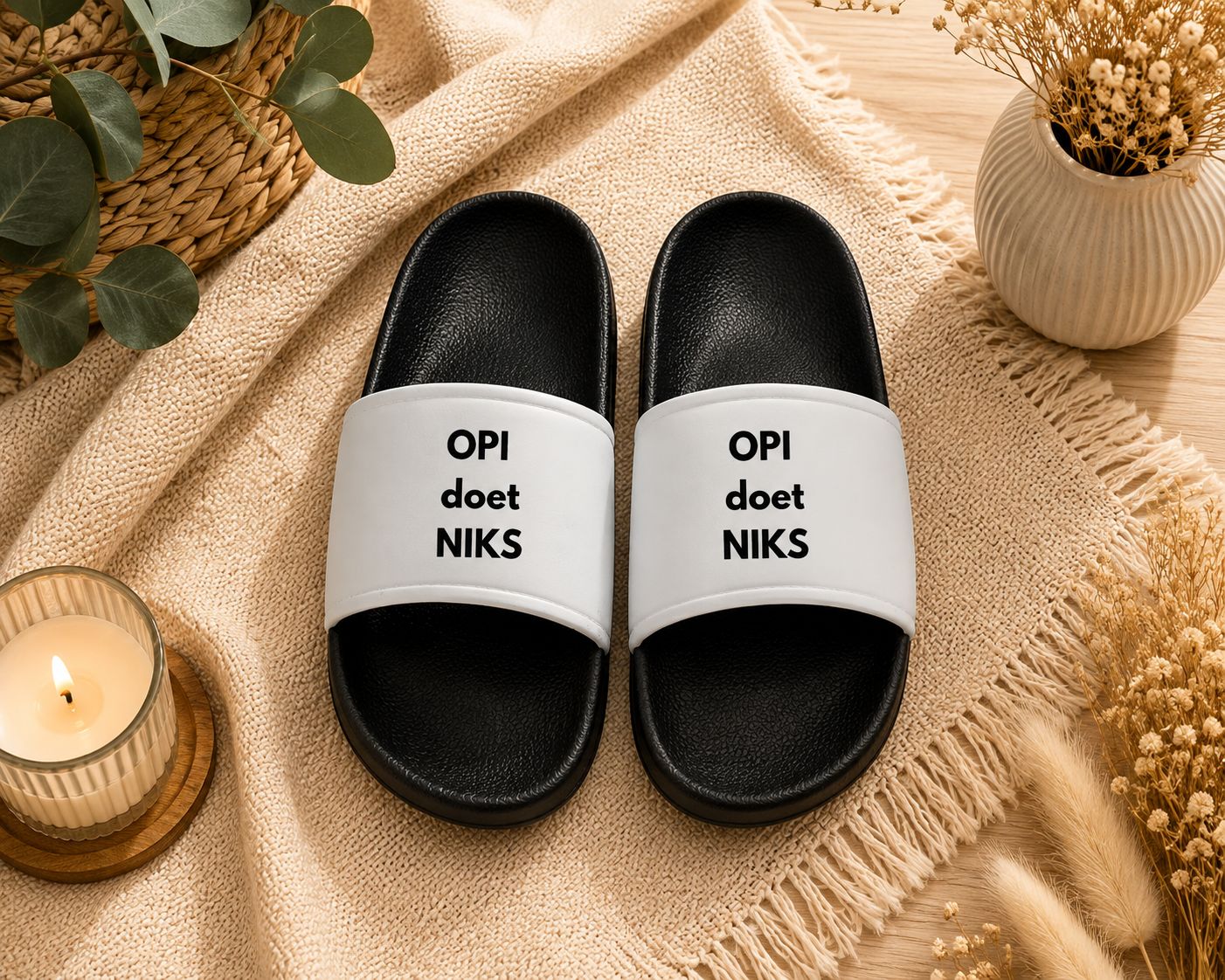 OPI Doet Niks Slippers – Grappige Slippers voor Opi | Kadelidootjes