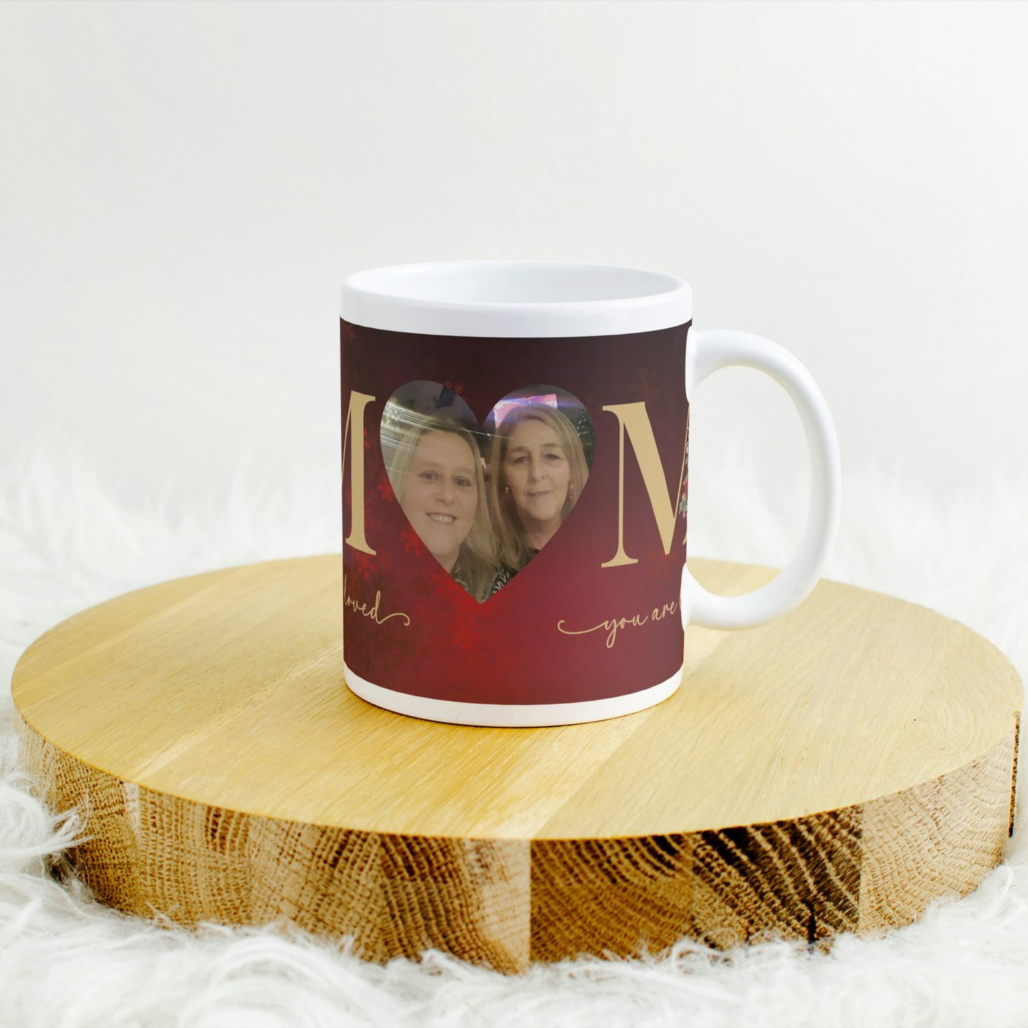 MOM Kerstmok met Eigen Foto – Gepersonaliseerde Mok voor Mama | Kadelidootjes