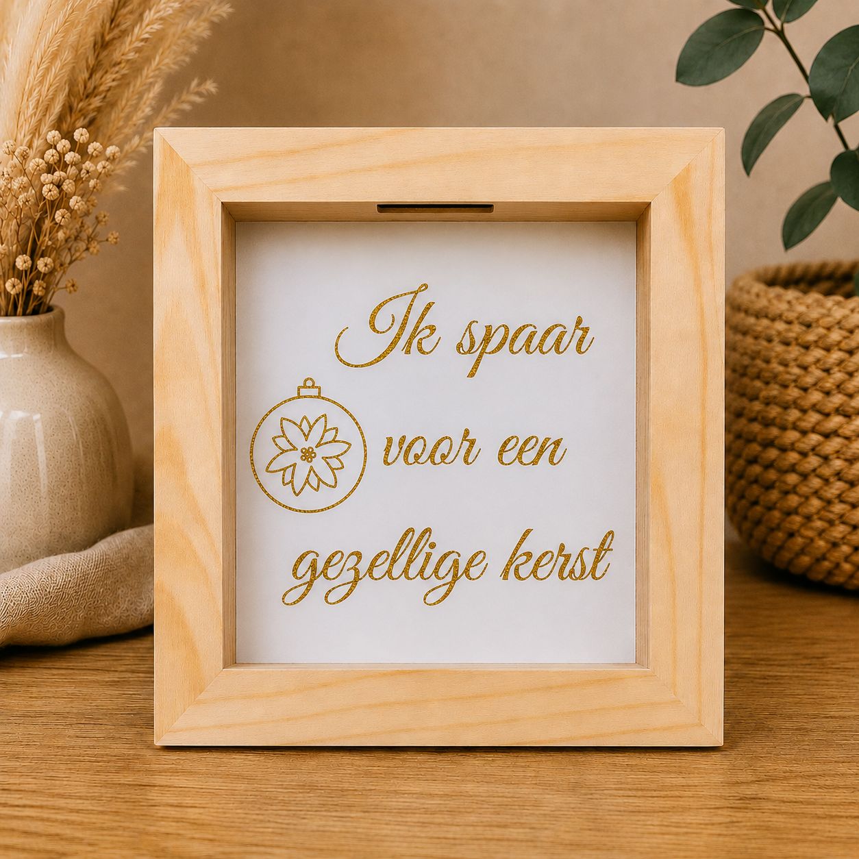 Ik Spaar voor een Gezellige Kerst – Kerst Spaarpot | Kadelidootjes
