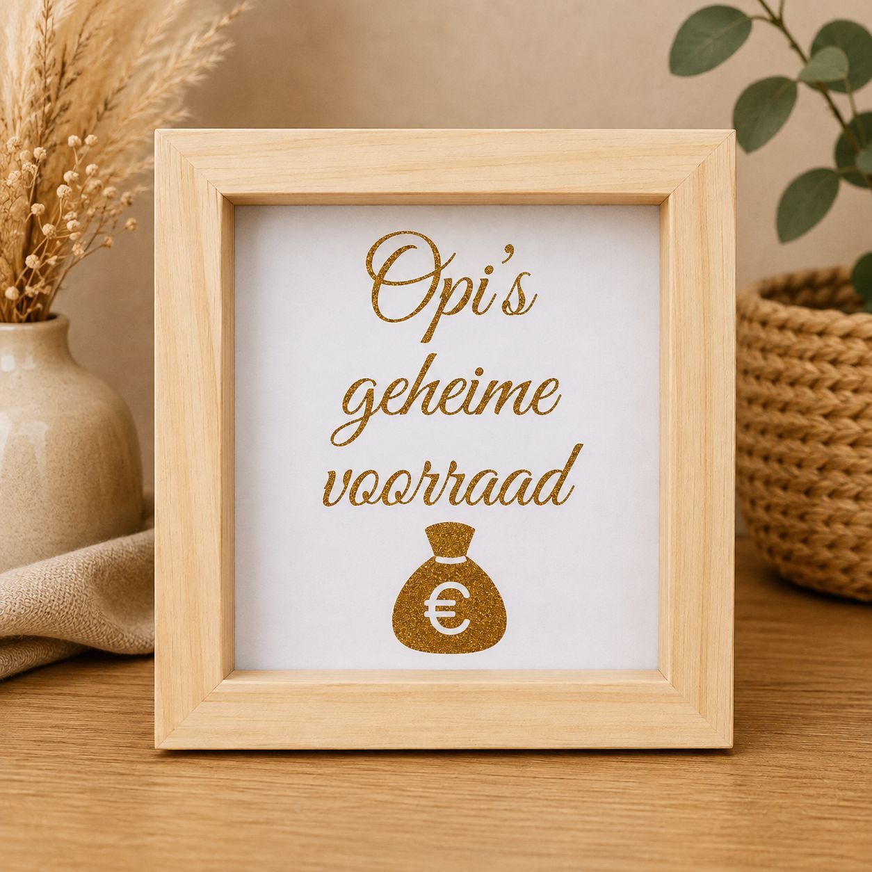 Opi’s Geheime Voorraad Spaarpot – Origineel Cadeau voor Opi | Kadelidootjes