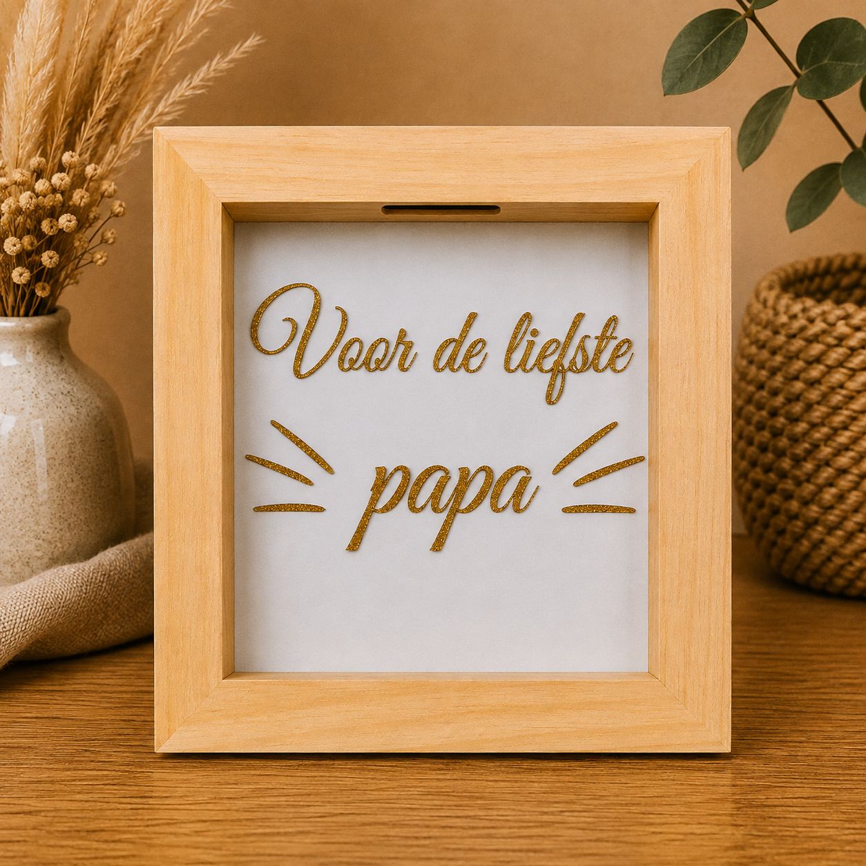 Voor de Liefste Papa Spaarpot – Origineel Cadeau voor Papa | Kadelidootjes