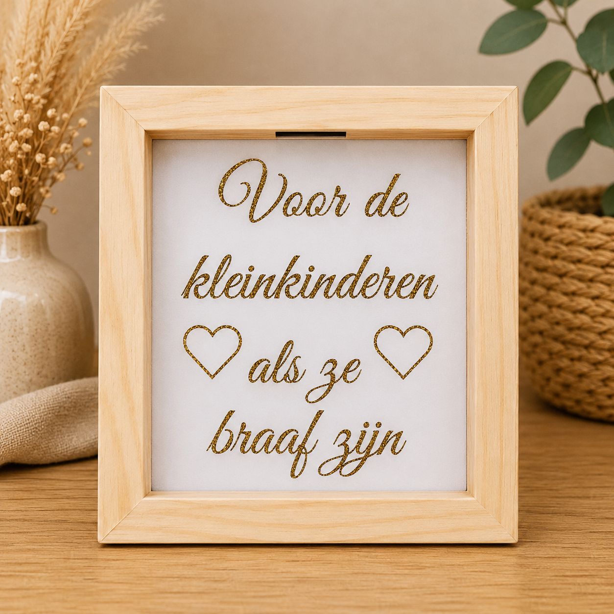 Voor de Kleinkinderen Als Ze Braaf Zijn Spaarpot | Kadelidootjes