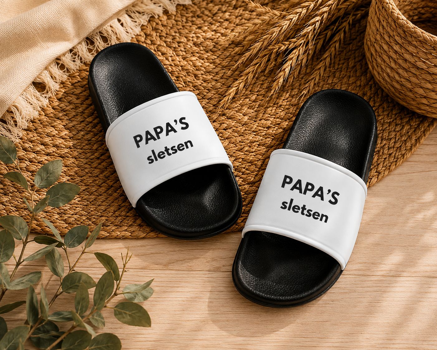 Papa’s Sletsen – Grappige Slippers voor Papa | Kadelidootjes