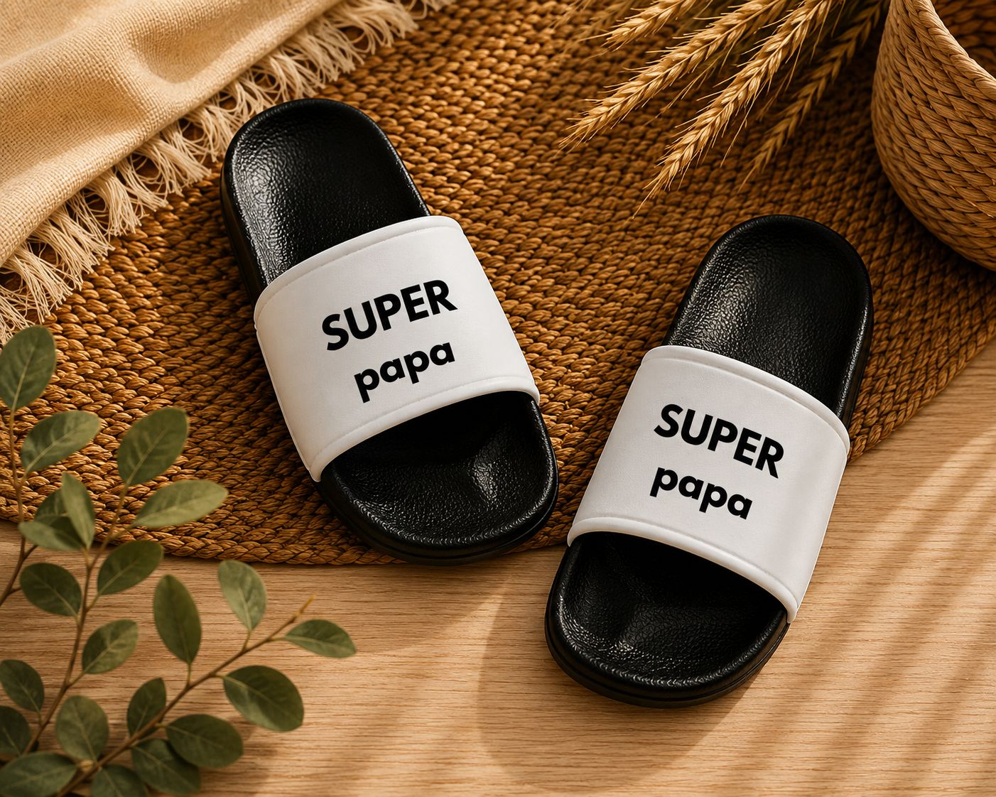 Super Papa Slippers – Origineel Cadeau voor Papa | Kadelidootjes