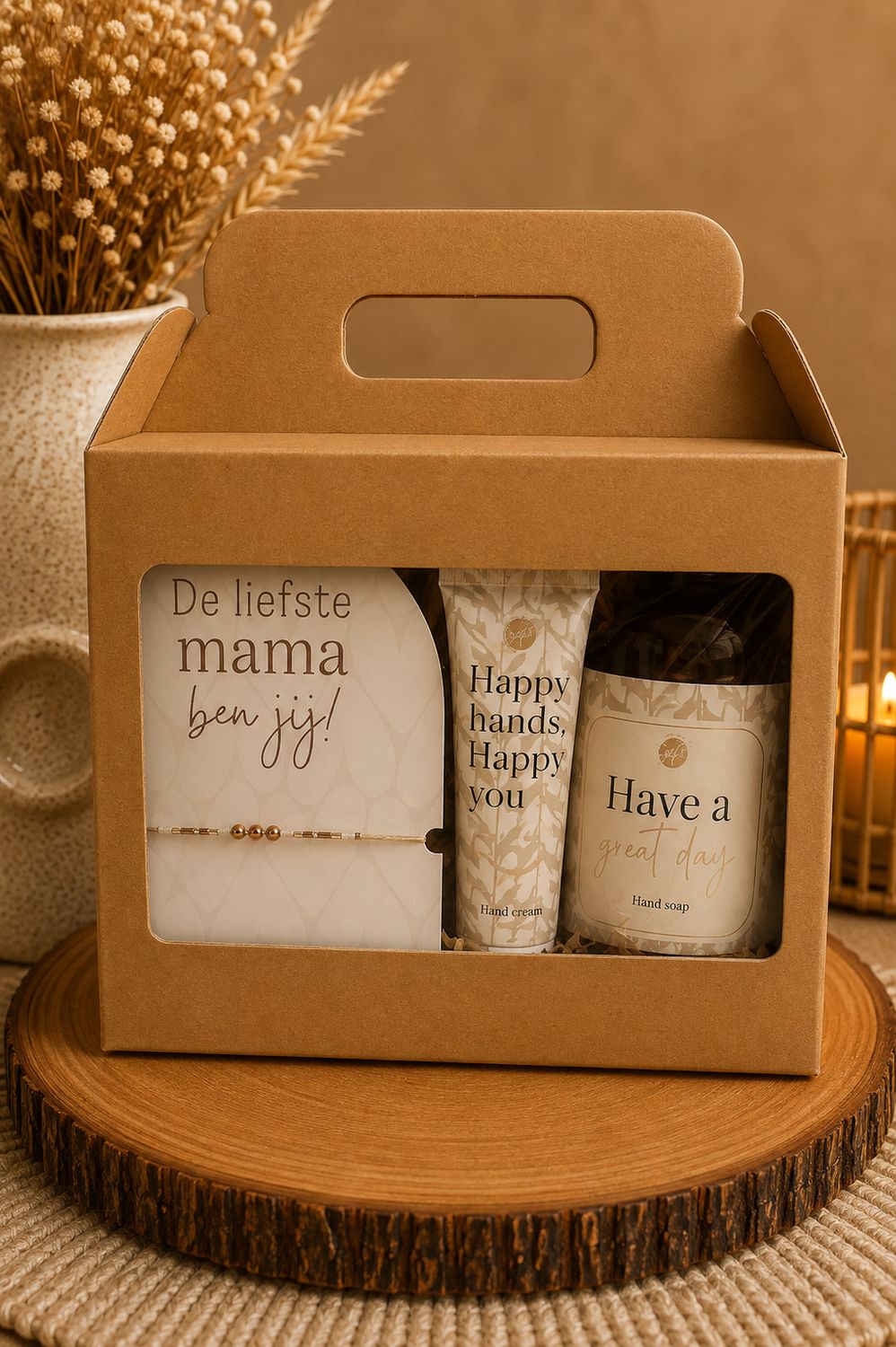 Cadeaubox voor Mama – Armband, Handcrème &amp; Handzeep | Kadelidootjes