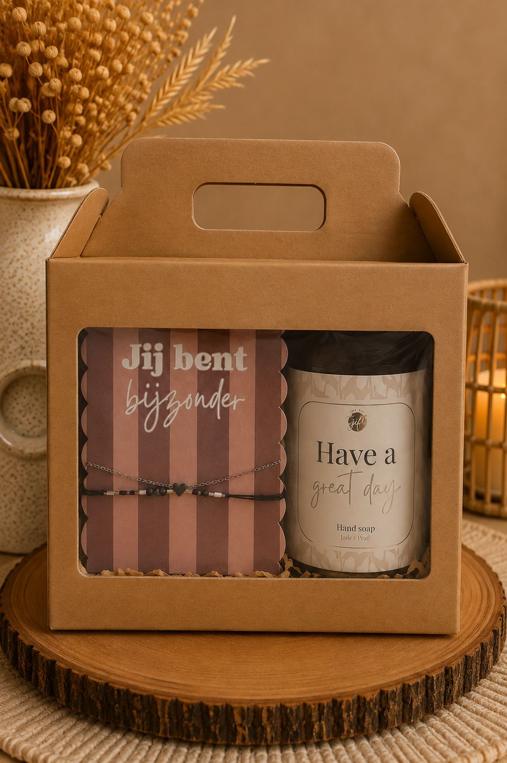 Cadeaubox Jij Bent Bijzonder – Armbandjes &amp; Luxe Handzeep | Kadelidootjes