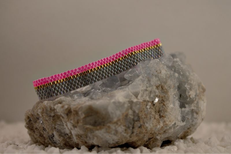 Armband pink/grey