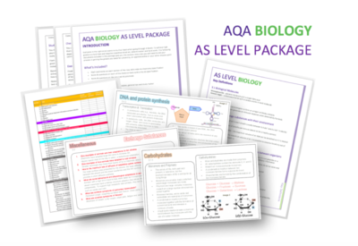 AQA Biology AS level package