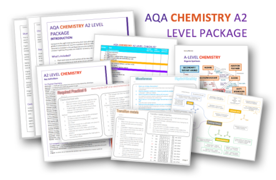 AQA Chemistry A2 level package