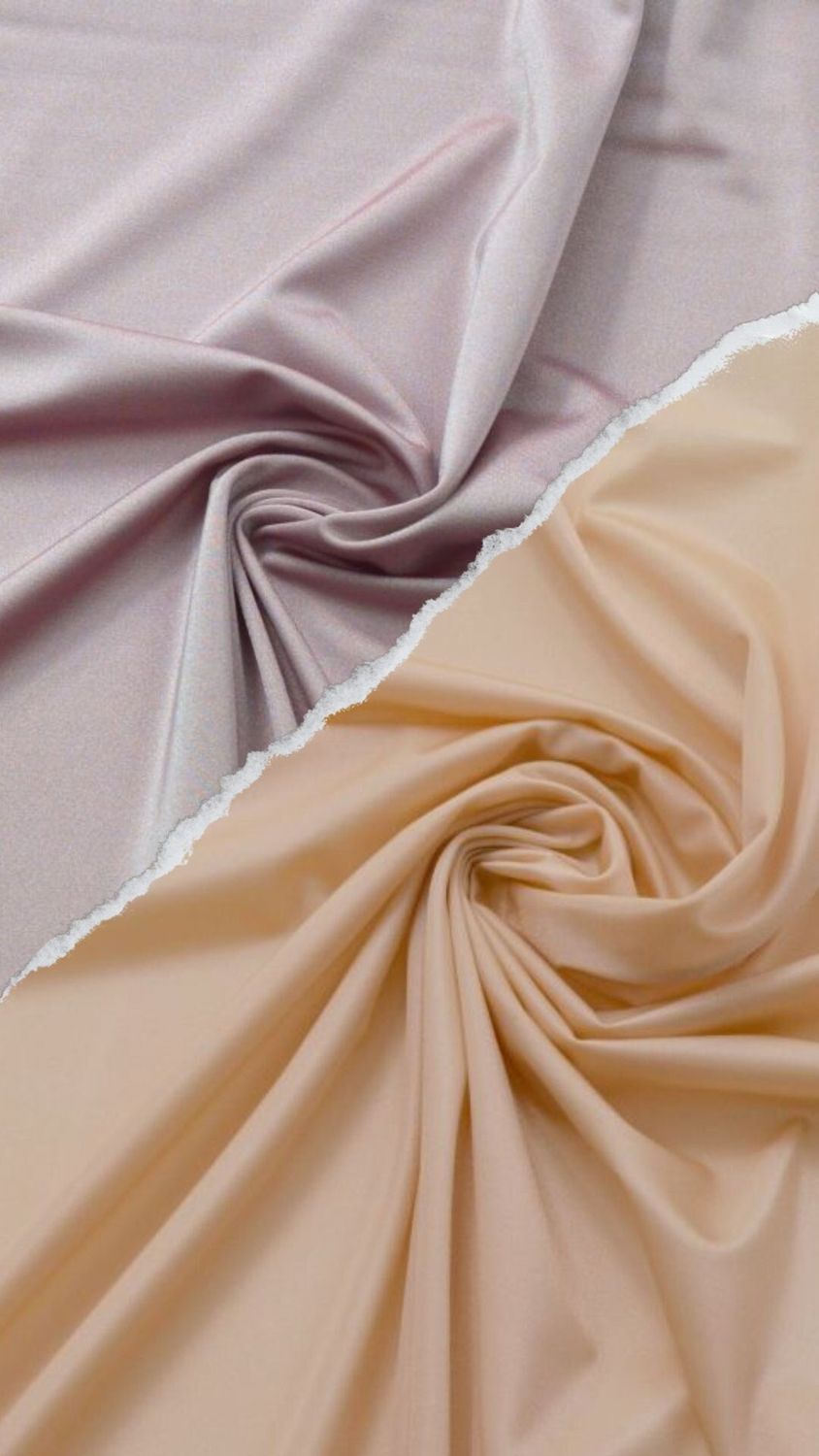 Beige stretch microfiber – soft elastic fabric for lingerie

