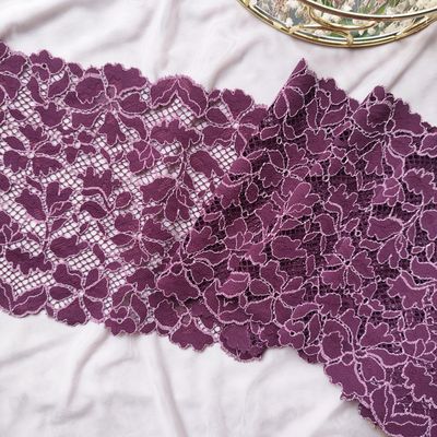 Berry Purple Stretch Lace 