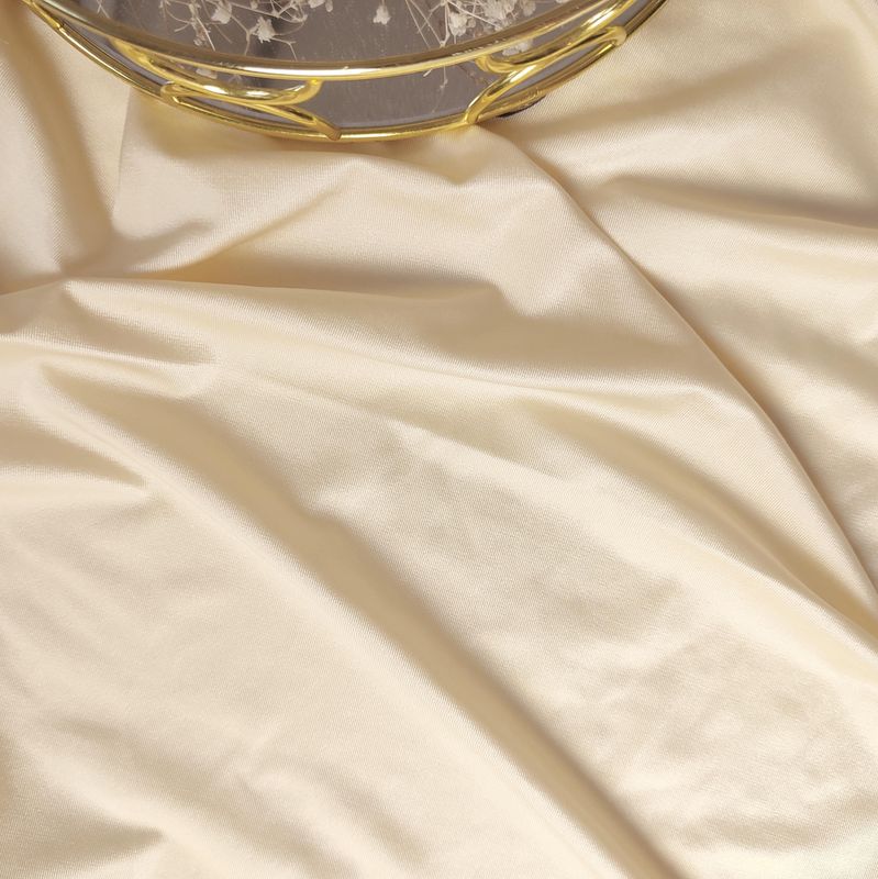 Pale beige stretch microfiber – 4-way elastic fabric for lingerie

