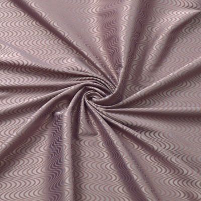 Wavy Jacquard Stretch Satin