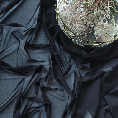 Black Stretch Mesh