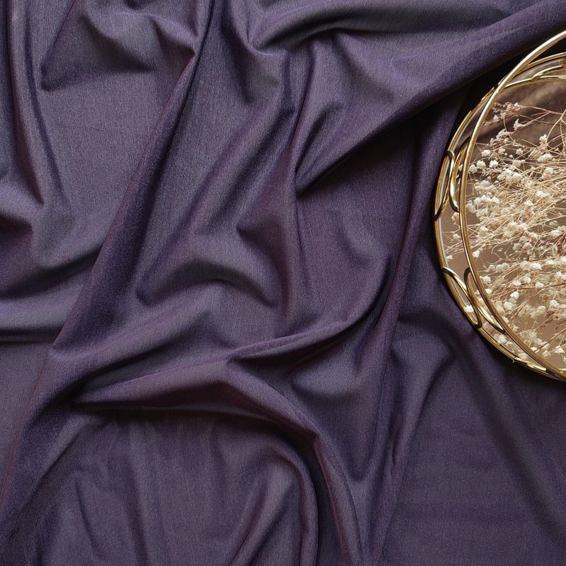 Dark plum 4-way stretch mesh – soft and sheer fabric for lingerie

