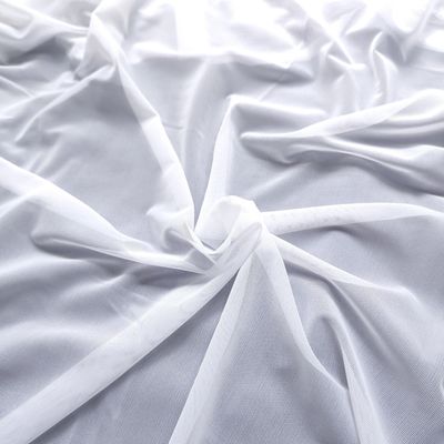 White Stretch Mesh 