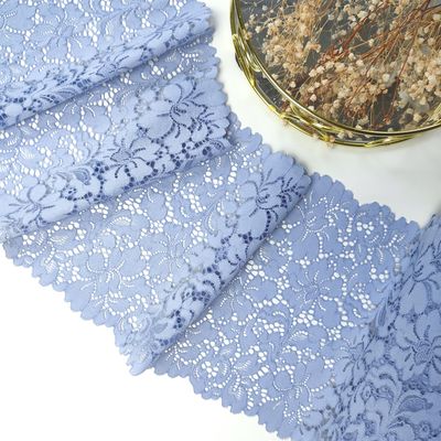 Periwinkle Textured Stretch Lace