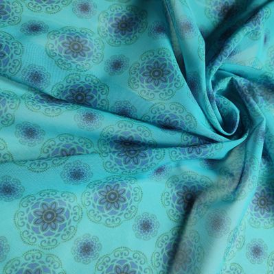 Turquoise Mandala Stretch Mesh