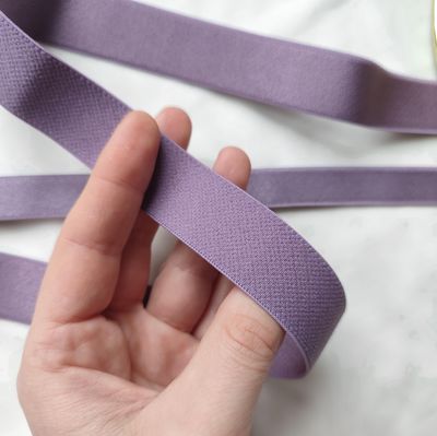 Lilac Matte Bra Straps, 15mm &amp; 23mm
