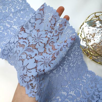 Periwinkle Textured Stretch Lace