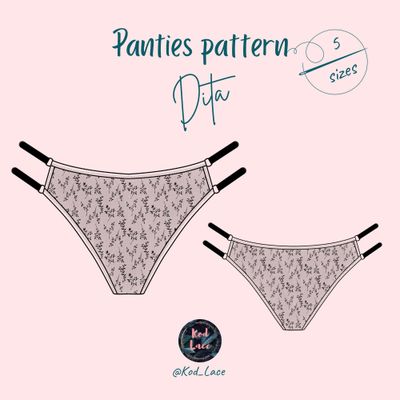 Dita Low-Rise Panties with Adjustable Side Straps