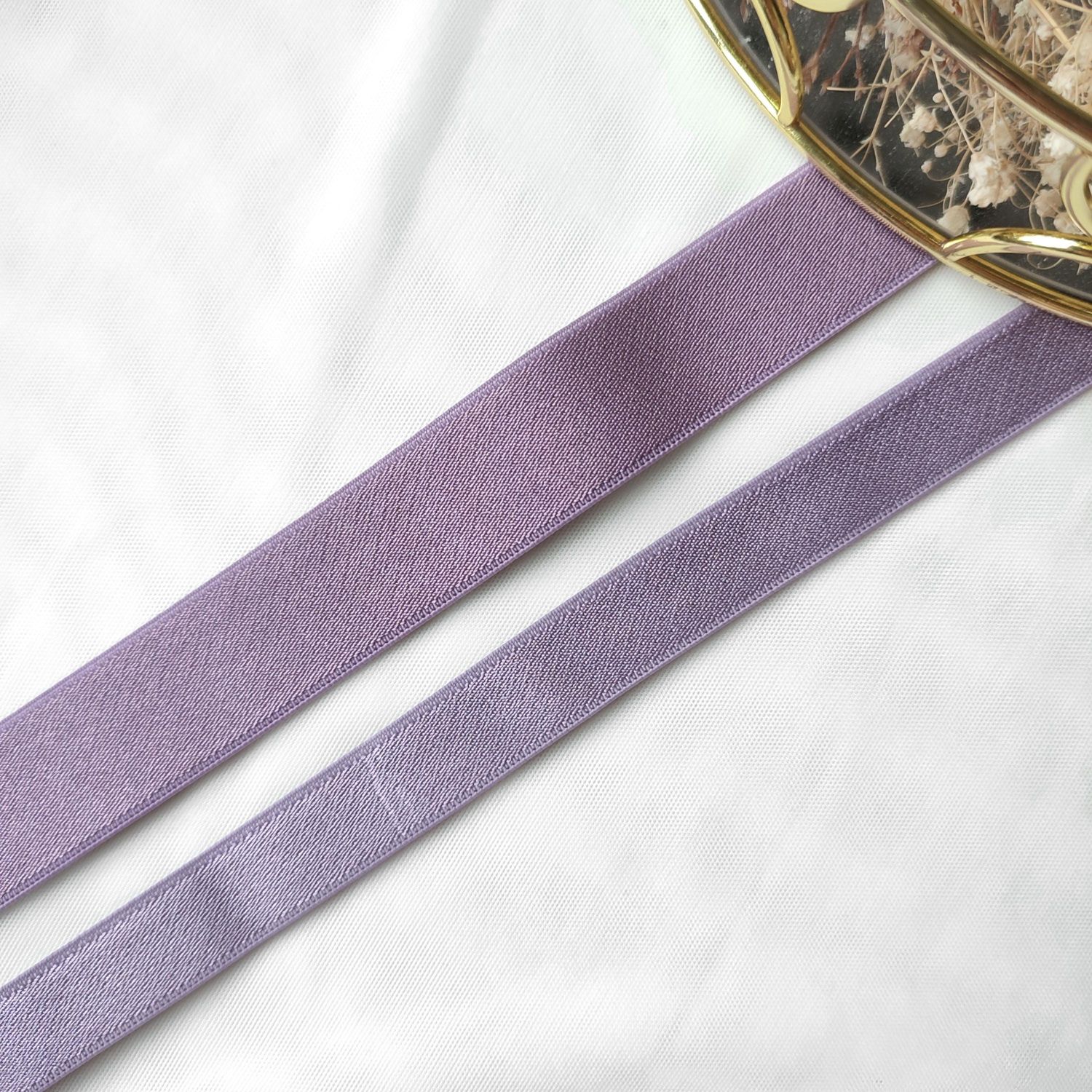Lilac Matte Bra Straps – 15mm &amp; 23mm