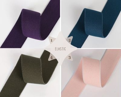 Matte elastic band 25mm for lingerie and activewear sewing

