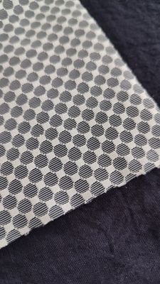 White stretch mesh with cells pattern for lingerie sewing
