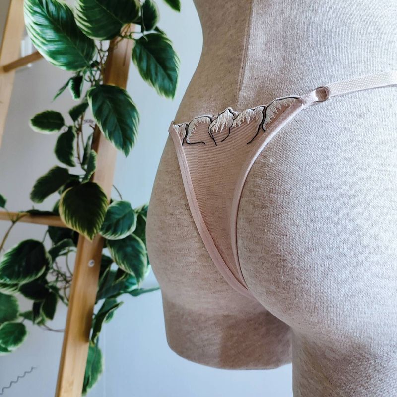 Merci Thong Pattern, Adjustable Side Straps