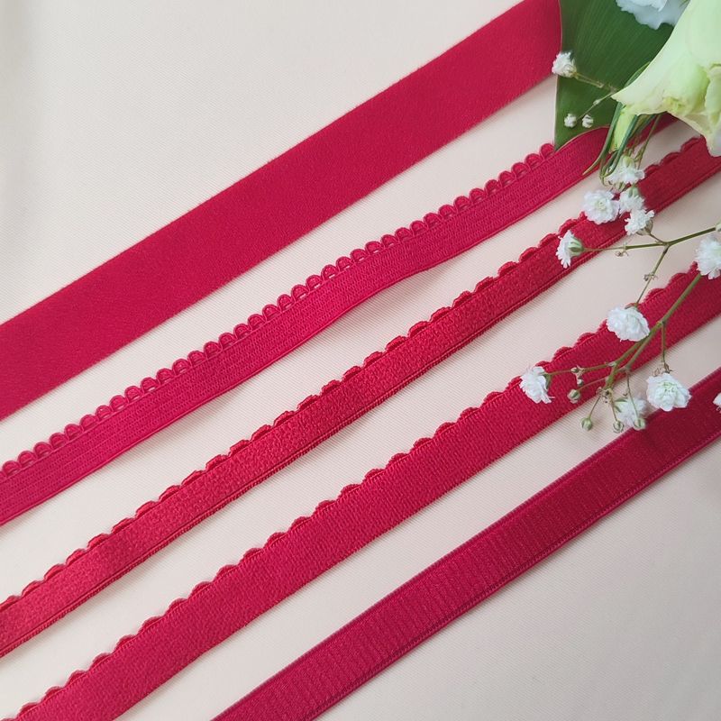 Red Lingerie Elastics