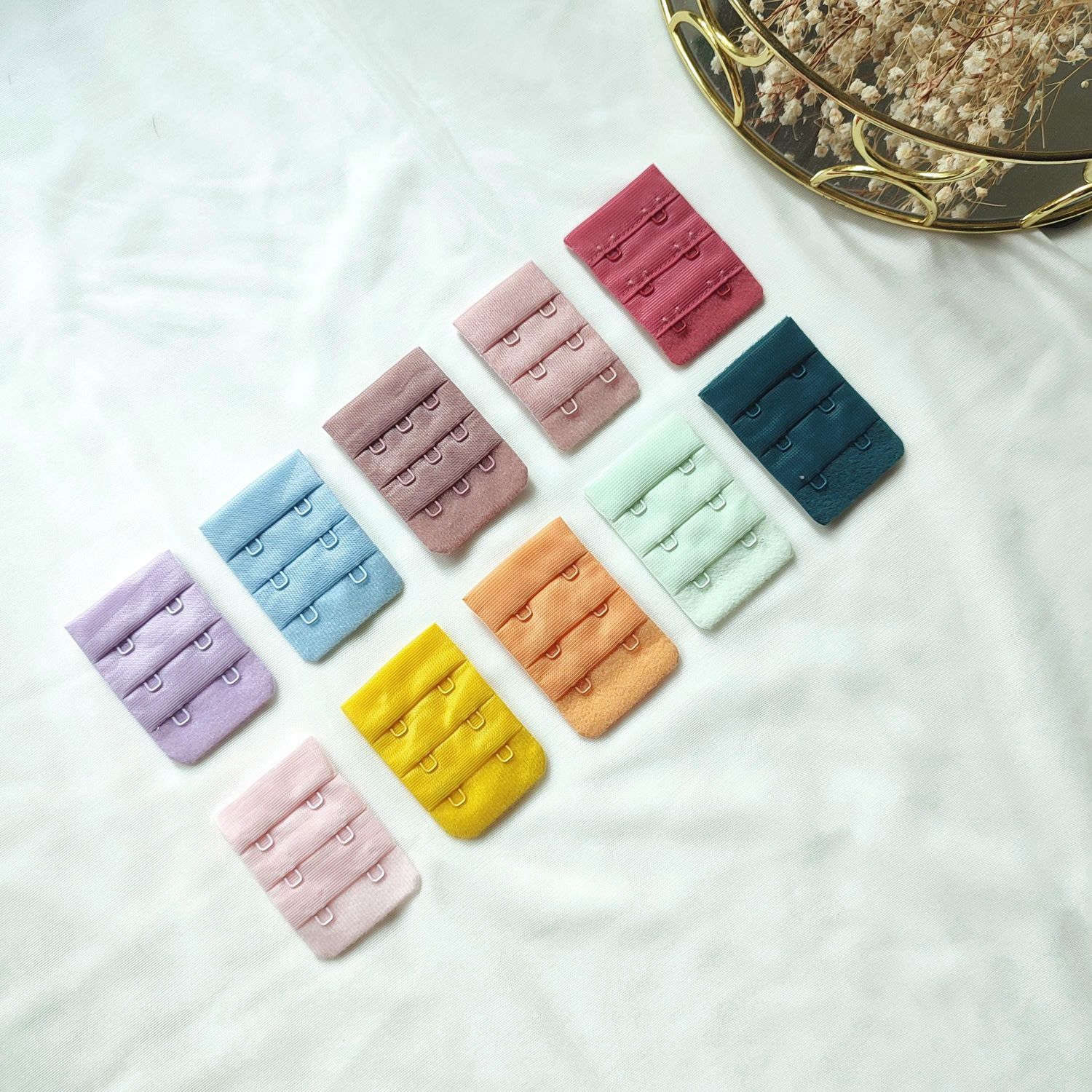 38mm wide soft bra closure for lingerie sewing

