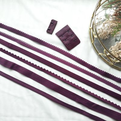 Plum Purple Lingerie Elastics