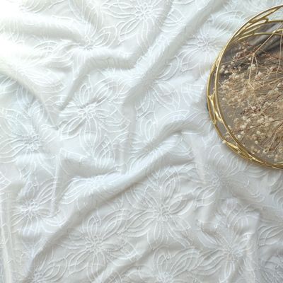 Microfibre Brodée Ivoire