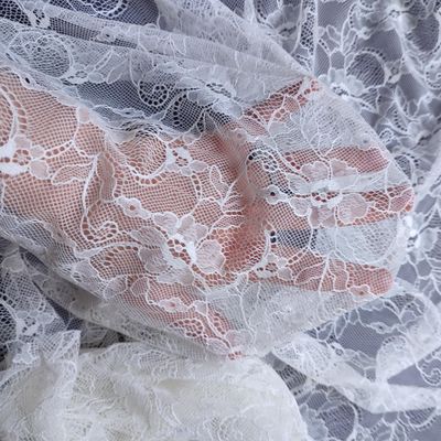 Tissu Dentelle Guipure Ivoire