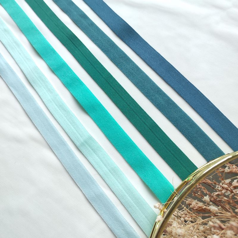 5/8&quot; Fold over elastic elastic 15mm. Double sided plush feel