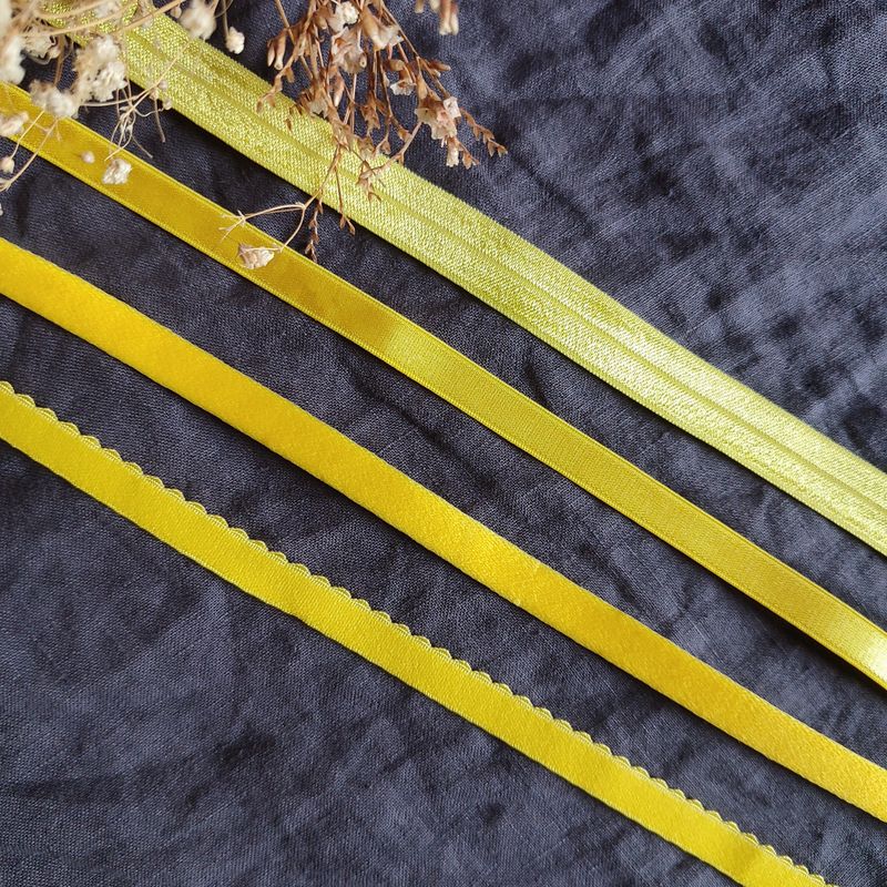 Yellow Lingerie Elastics