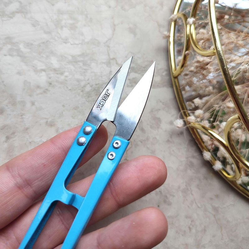 Jack Blue Thread Snips, Mini Sewing Scissors