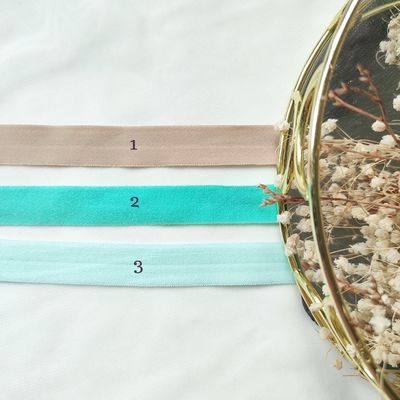 Plush Fold Over Elastic, 15mm, 3-Colour Set