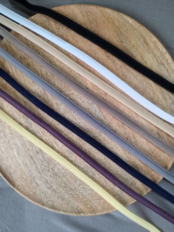 Matte channeling tape in assorted soft colors, 10mm wide

