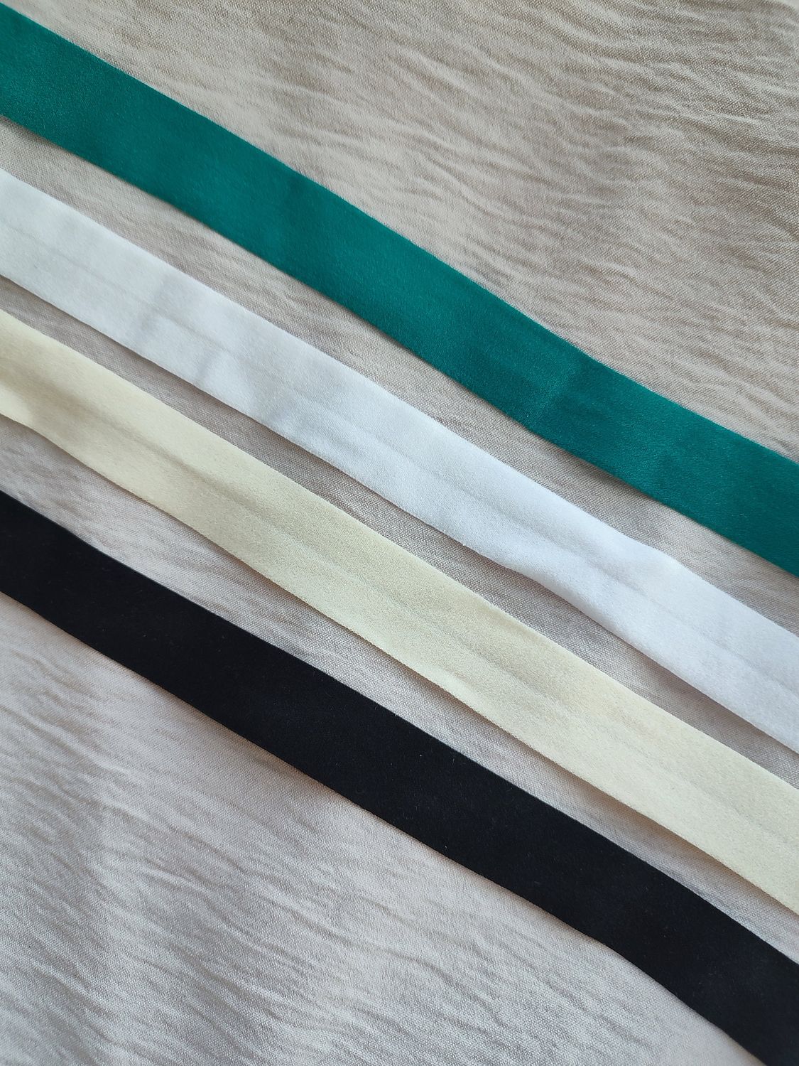20mm Matte Fold Over Elastic – Lingerie Edge Trim