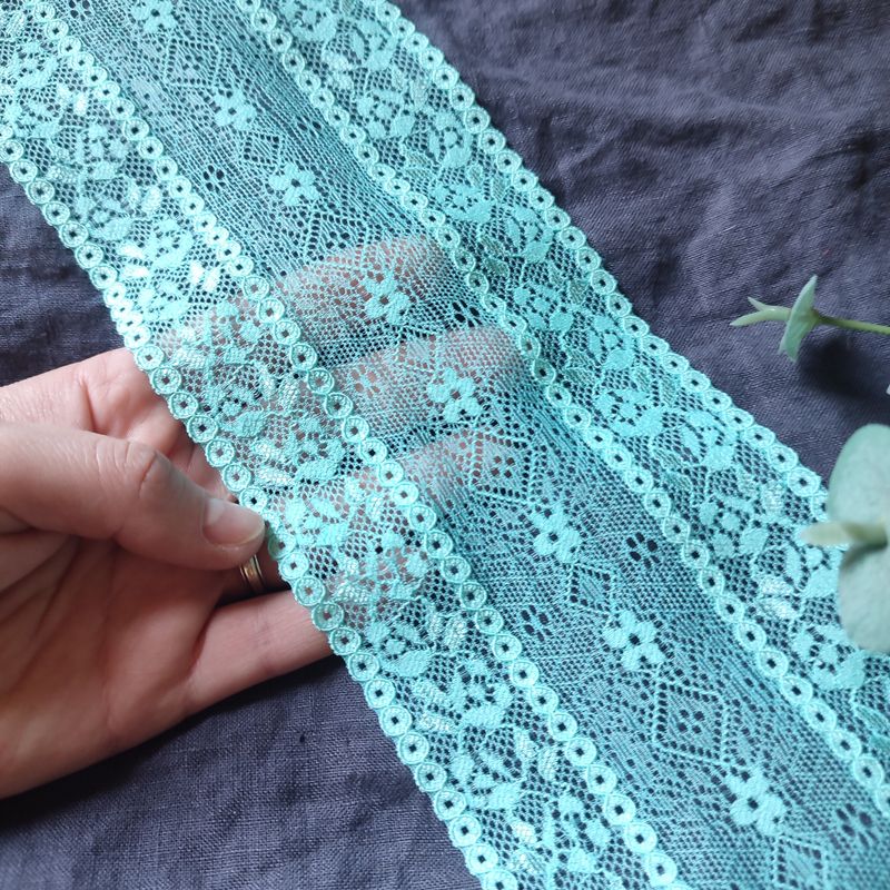 Mint Green Stretch Lace