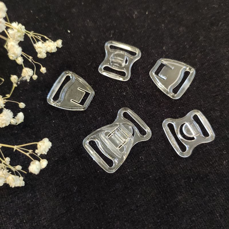 Plastic clips for nursing bras – detachable strap fasteners

