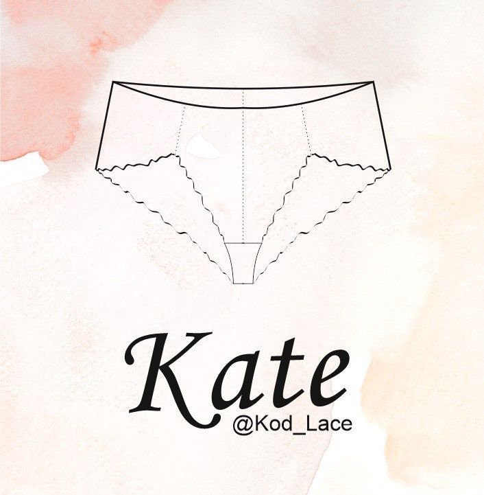 Kate Panties Pattern, Decorative Edges