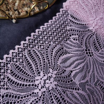 Pink Stretch Lace Trim