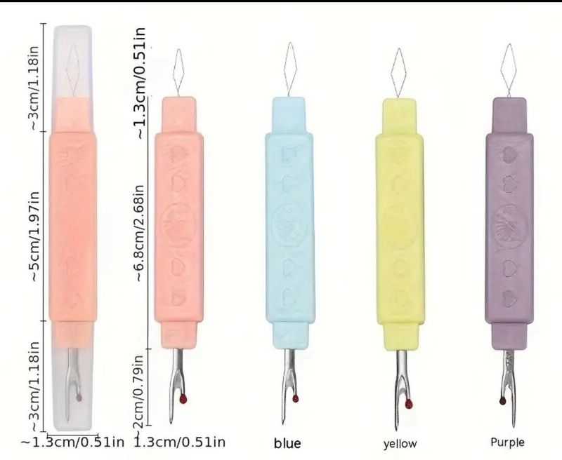 Seam Ripper with Needle Threader, 2-in-1